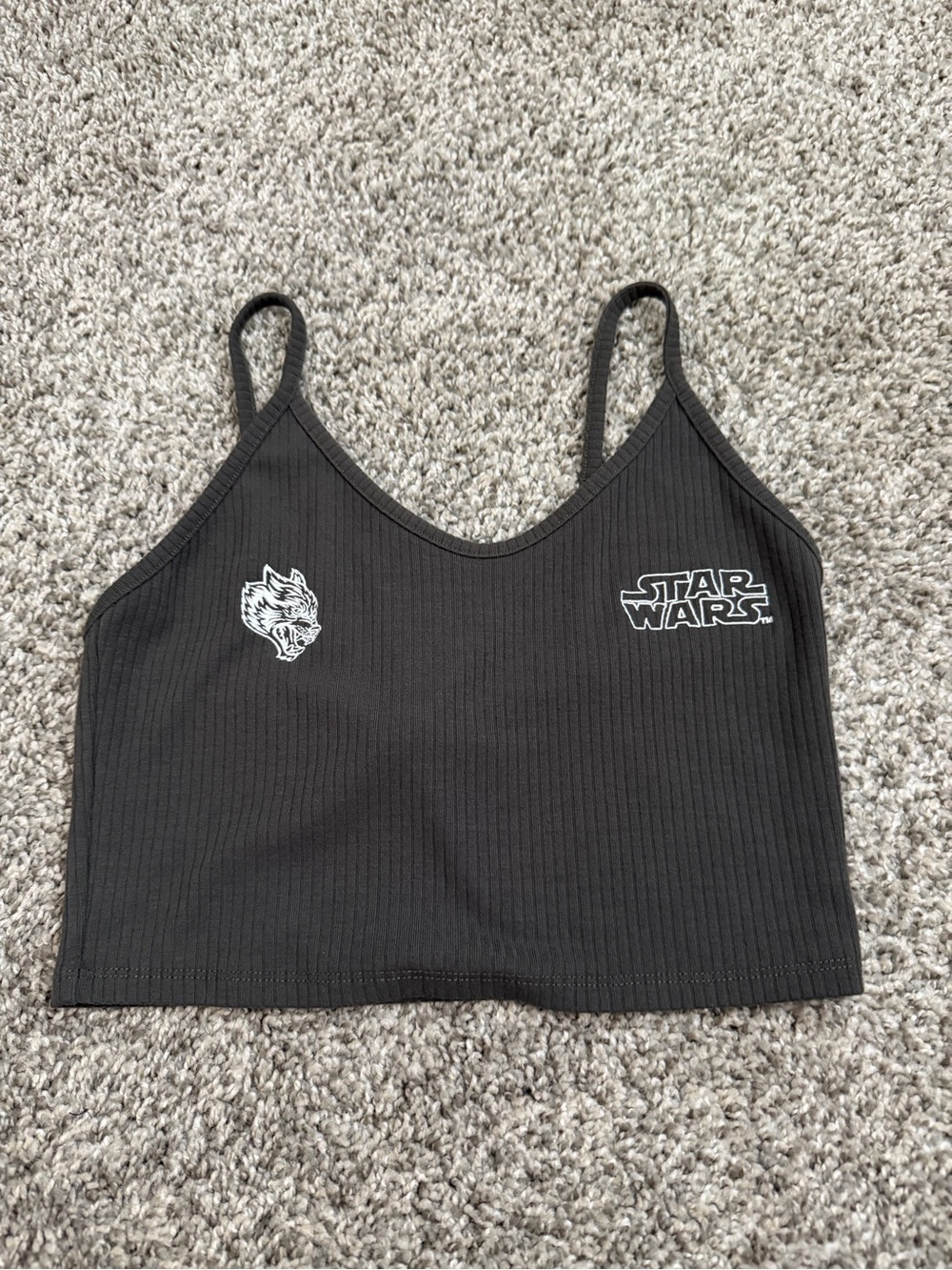 Star Wars crop top you underestimate my power size small